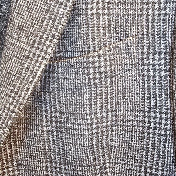 Cantarelli Prince of Wales blazer/sport coat (wool/cotton) - Picture 4 of 8